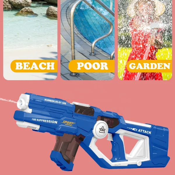750ML High Capacity Long Range Electric Automatic Water Gun - view 4