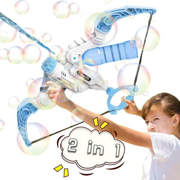 2 in 1 Outdoor Electric Bubble Bow and Arrow Water Gun