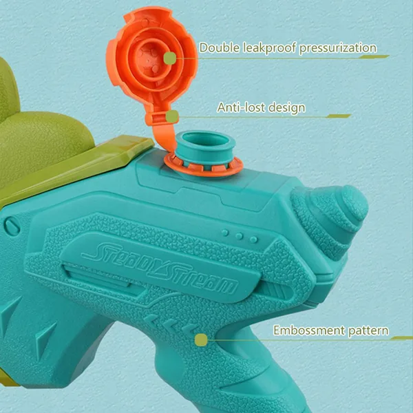 CPS255539 Cheap Dinosaur Water Gun Plastic Toy Kids Shooting Battle Wa