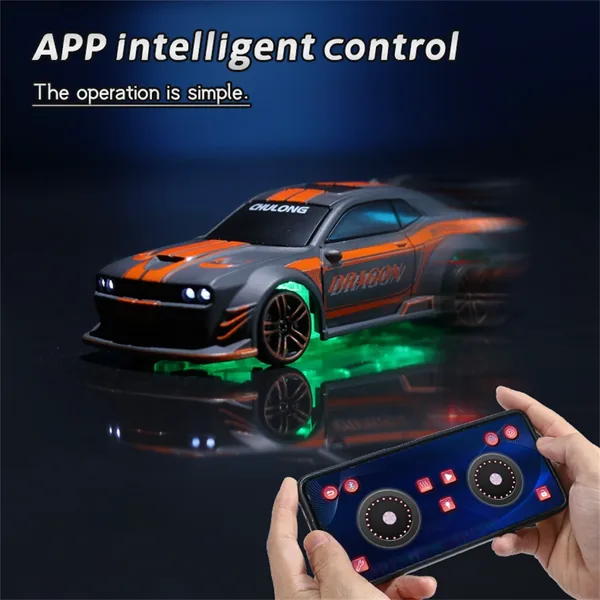 Mini Alloy Drift RC Car 2.4Ghz Wireless Racing Vehicle - view 3