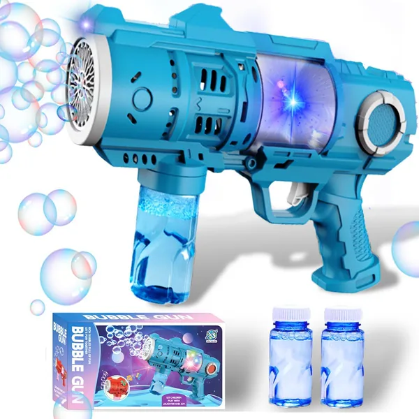 20 Hole Electric Bubble Gun with Light - view 2