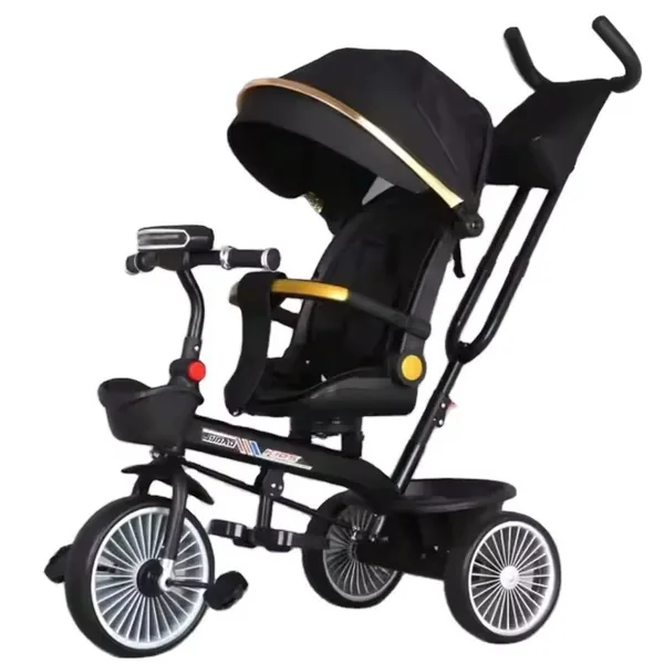 4-in-1 Kids Tricycle Ride on Cars Push Car