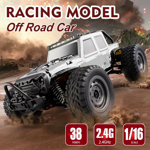 Camión RC 4WD a Escala 1:16 con Control 2.4GHz y Luces LED - view 6
