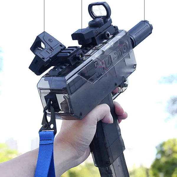 Electric Uzi Water Gun Automatic Battery Powered Squirt - view 4