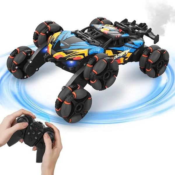 6WD RC Drift Stunt Car with 360 Rotating Spray