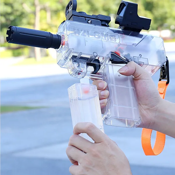Electric Uzi Water Gun Automatic Battery Powered Squirt - view 3