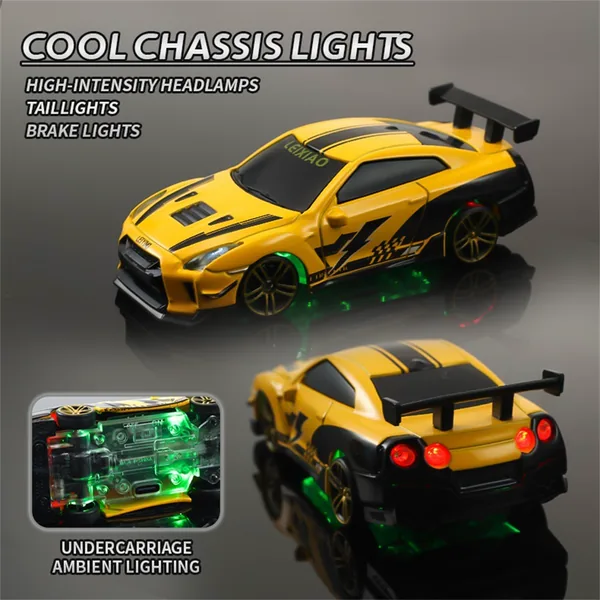 Mini Alloy Drift RC Car 2.4Ghz Wireless Racing Vehicle - view 6