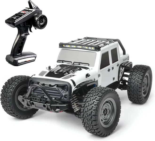 Camión RC 4WD a Escala 1:16 con Control 2.4GHz y Luces LED - view 2