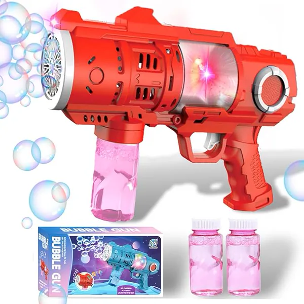 20 Hole Electric Bubble Gun with Light - view 3