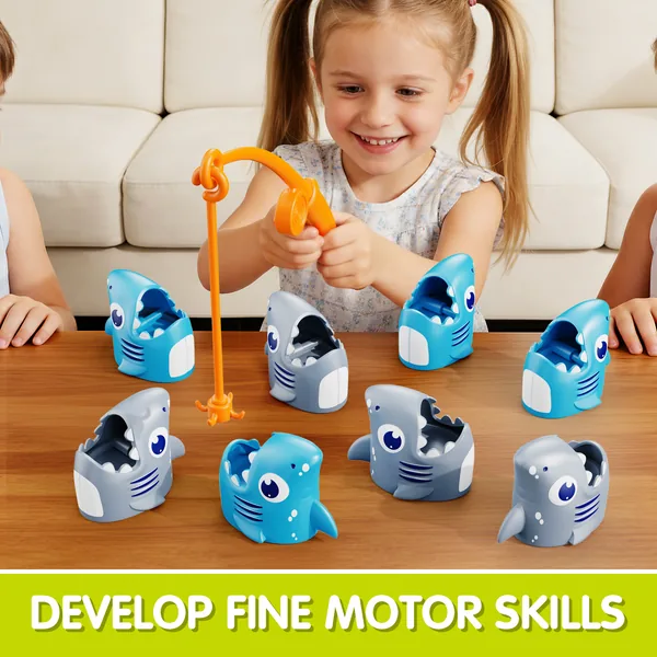 Magnetic Fishing Game with Shark Figures - view 5