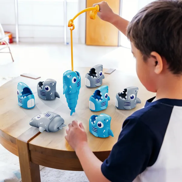 Magnetic Fishing Game with Shark Figures - view 7