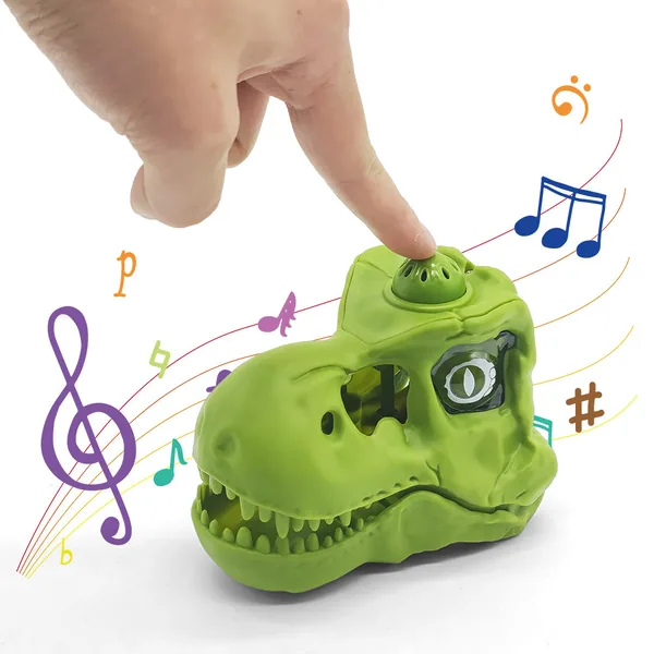 Portable Pull Back Dinosaur Truck Carrier with Light and Music