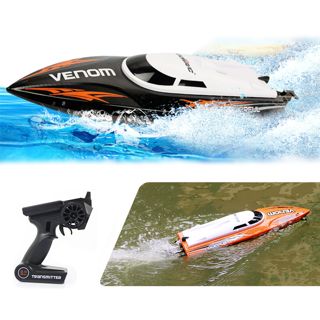 Rechargeable RC Racing Boat with Water Cooling