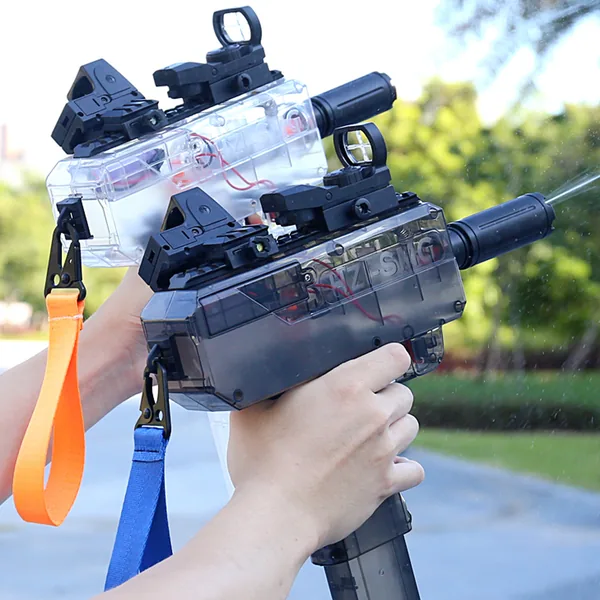 Electric Uzi Water Gun Automatic Battery Powered Squirt - view 2