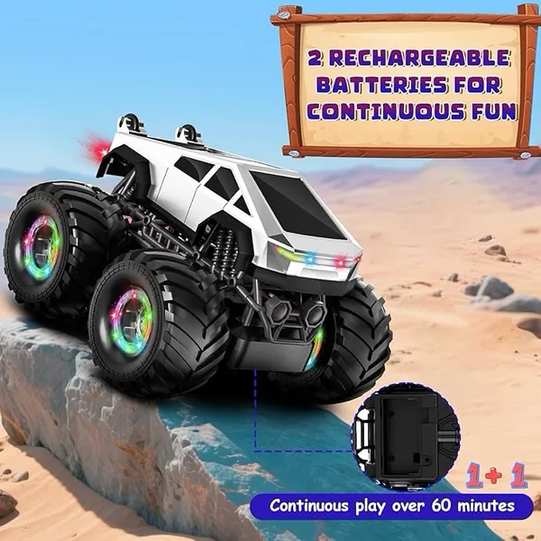 Remote Control 4WD 360 Rotating RC Stunt Car 1:18 - view 6