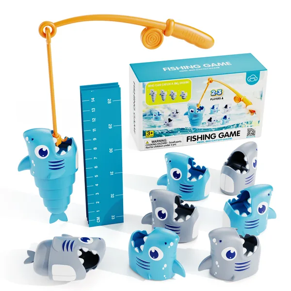 Magnetic Fishing Game with Shark Figures - view 3