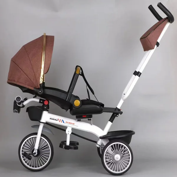 4-in-1 Kids Tricycle Ride on Cars Push Car - view 5