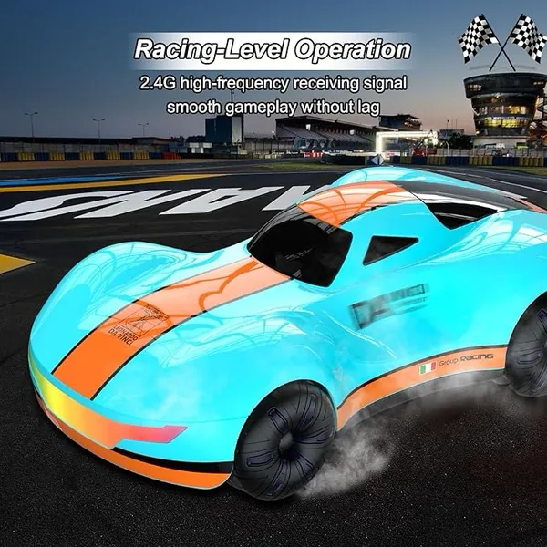 High-Speed RC Drift Car 1:16 with Self-Spray Infinity Color Lamp - view 4