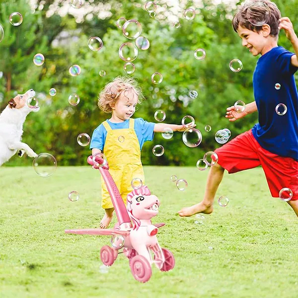 CPS232756 Bubble Launcher Kids Bubble Gun Electric Bubble Machine Gun