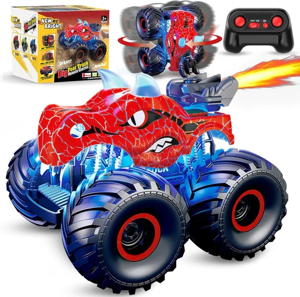 2.4G Remote Control 360 Rolling Double Side Stunt Car with Watch - view 7