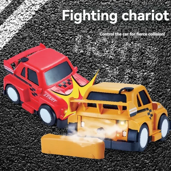 2.4G Coches de Choque RC Two-Player Battle with Lights and Sound - view 4
