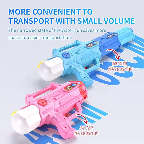 New Design Summer 550ML Three-Length Telescopic Water Pistol - view 3