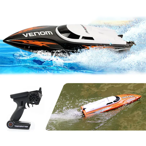 Super RC Boat Charging High-Speed Water Cooling Wireless
