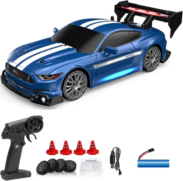 2.4G High-Speed 4-Channel RC Racing Car Truck Rechargeable - view 5