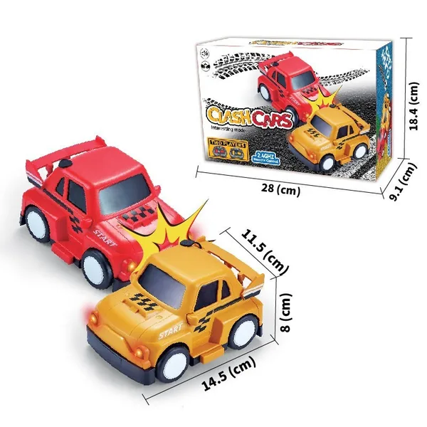 2.4G Coches de Choque RC Two-Player Battle with Lights and Sound