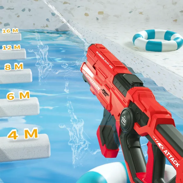 750ML High Capacity Long Range Electric Automatic Water Gun - view 5