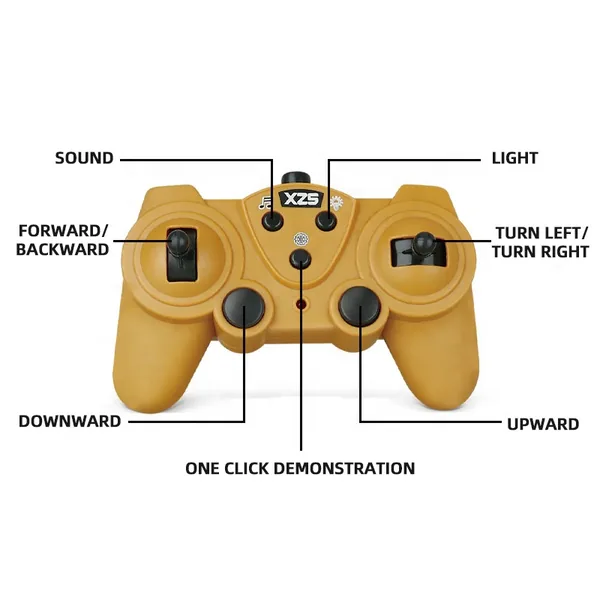 2.4G 1/24 9 Channel RC Bulldozer Toy with Light - view 4