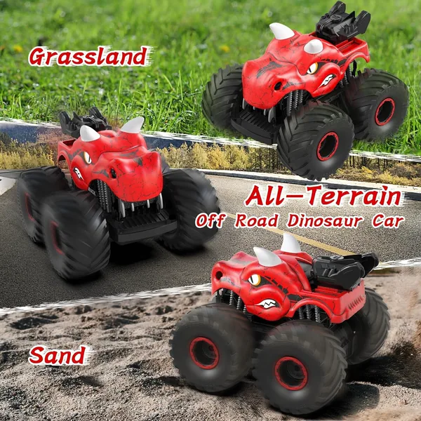 2.4G Remote Control 360 Rolling Double Side Stunt Car with Watch - view 12