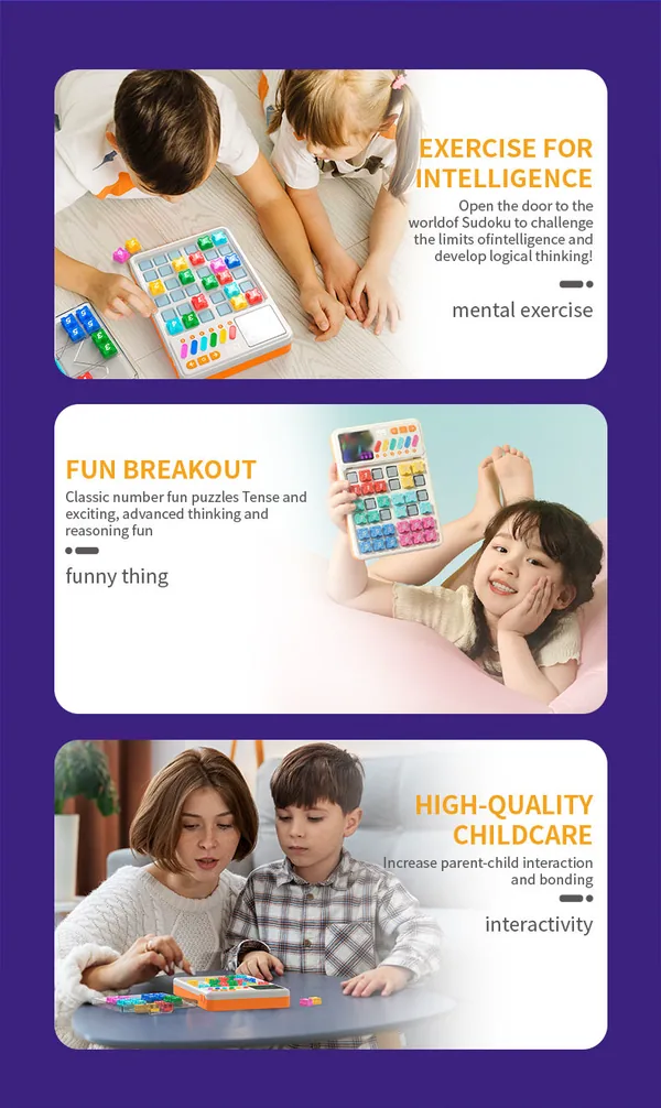 Sudoku Super Slide Puzzle Educational Brain Teaser - view 11