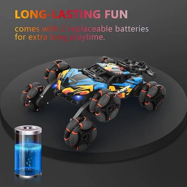 6WD RC Drift Stunt Car with 360 Rotating Spray - view 3