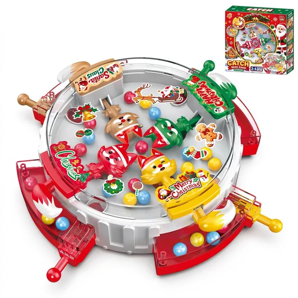 Hungry Wolf Eats Beans Christmas Mechanical Board Game