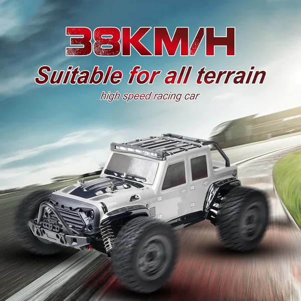 Camión RC 4WD a Escala 1:16 con Control 2.4GHz y Luces LED - view 3